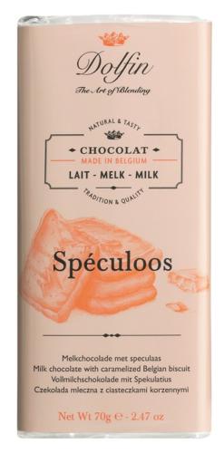 Chocolat au lait et au Spéculoos - 70g