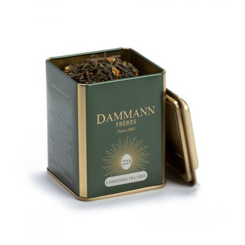 Boite "Dammann" Thé vert Christmas Tea 100 Gr