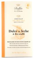 Chocolat au lait Dulce de leche et riz soufflé - 70g