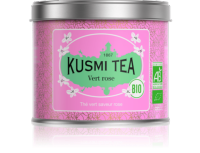 Boîte "kusmi tea" vert à la ROSE BIO 100 GR